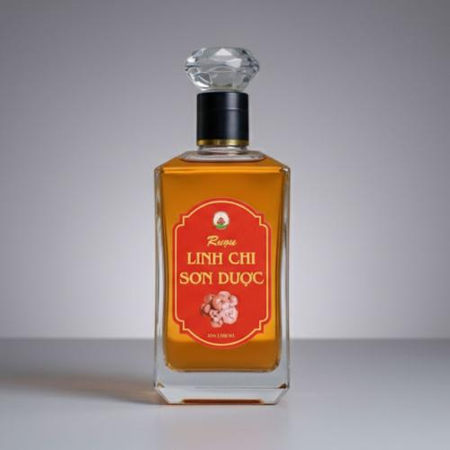 Rượu Linh Chi Sơn Dược Hiền Nương Farm 30% 500ml - Đặc Sản An Giang